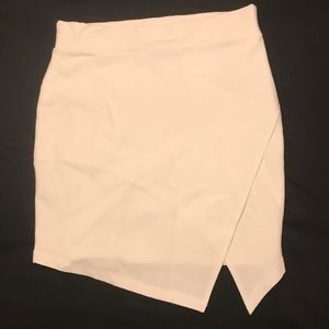 Forever 21 short fitted skirt asymmetrical
